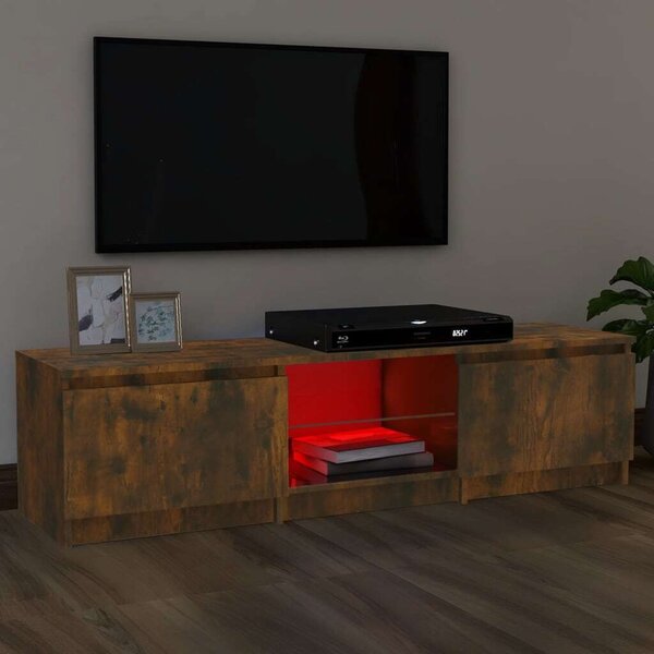 VidaXL TV-szekrény - Füstös Tölgy - 140cm