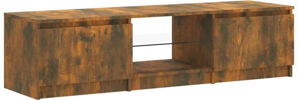 VidaXL TV-szekrény - Füstös Tölgy - 140cm