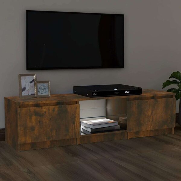 VidaXL TV-szekrény - Füstös Tölgy - 140cm