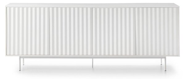 Fehér alacsony komód 211x80 cm Sierra – Teulat