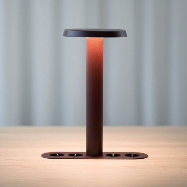 Asztali lámpa NOMAD COLLECTION, NOMAD LAMP 02, dimmable, Piros, Nappali, Alumínium, Dizájn