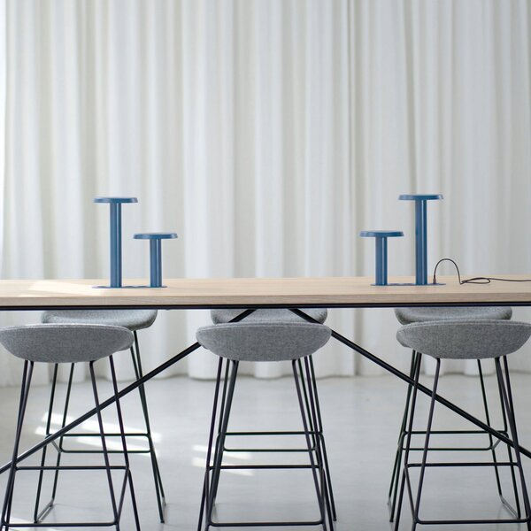 Asztali lámpa NOMAD COLLECTION, NOMAD LAMP 02, dimmable, Kék, Nappali, Alumínium, Dizájn