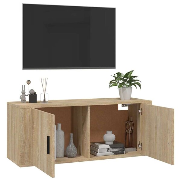 VidaXL sonoma tölgy fali TV-szekrény 100x34,5x40 cm