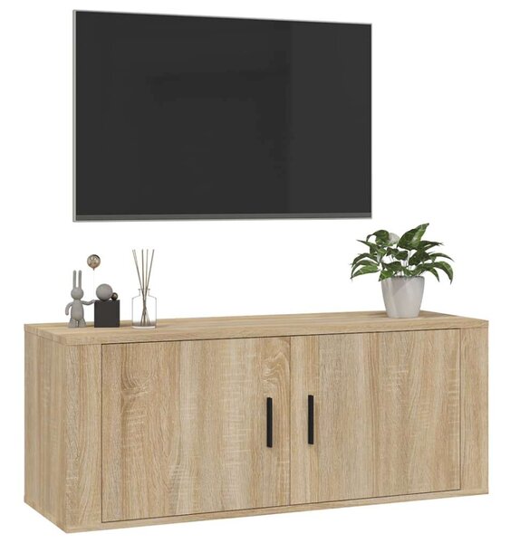 VidaXL sonoma tölgy fali TV-szekrény 100x34,5x40 cm