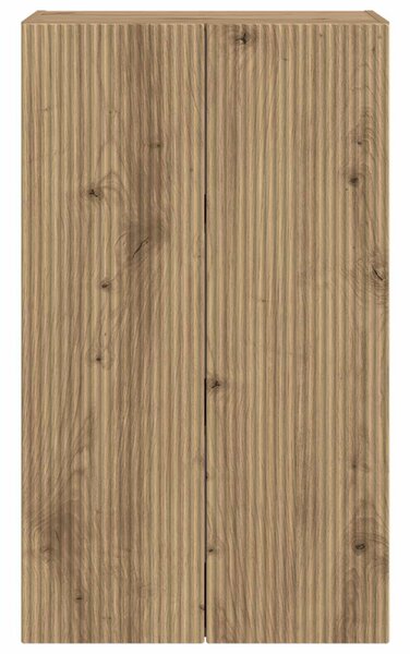 TV Fali Szekrény 59,5 x 31 x 100 cm Artisan tölgy Szerelt Fa