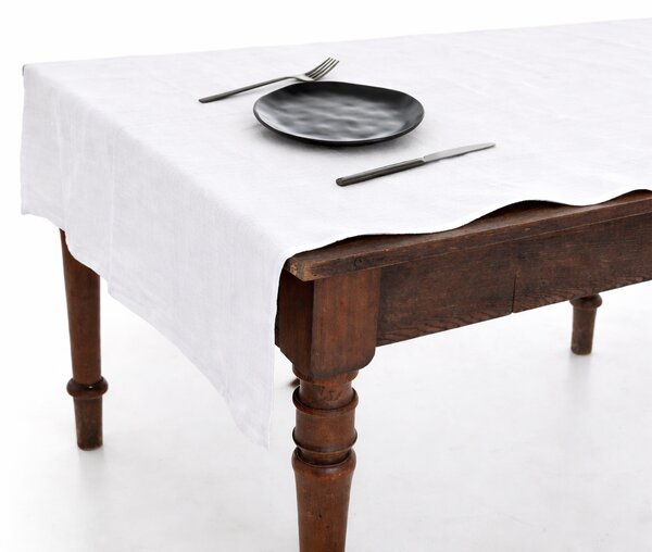 Tom Linen asztali futó fehér Méret: 40x140