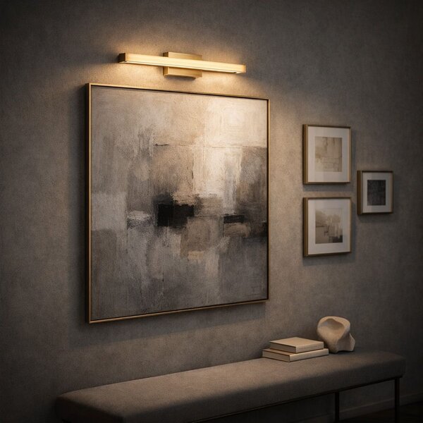 Fali lámpa LED 42CM APP1851-1W BRUSH GOLD