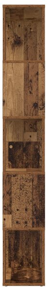 Könyvespolc 80 x 24 x 159 cm Szerelt Fa Öreg fa