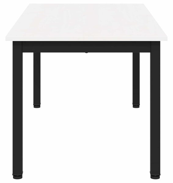 Dohányzóasztal Fehér 100 x 50 x 45 cm Tömör fenyőfa