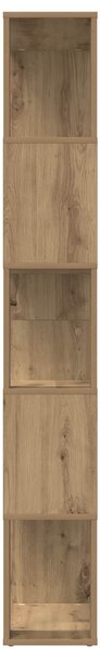 Könyvespolc 80 x 24 x 159 cm Szerelt Fa Artisan tölgy