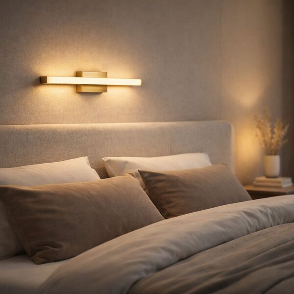 Fali lámpa LED 42CM APP1851-1W BRUSH GOLD