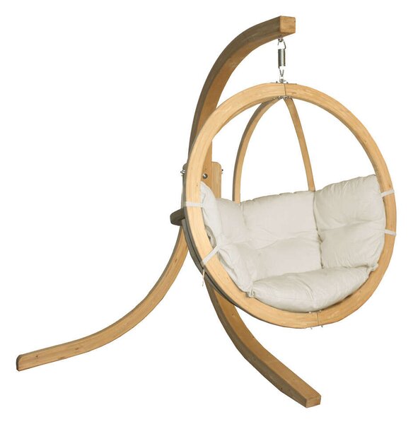 SwingPod Függőfotel Állvánnyal - Fa - 120x120x82cm