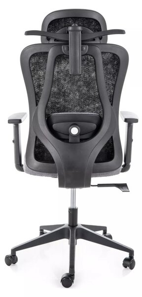 Q-080M Ergonomikus Forgószék Fekete
