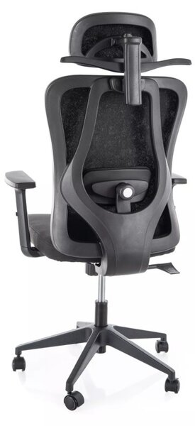Q-080M Ergonomikus Forgószék Fekete