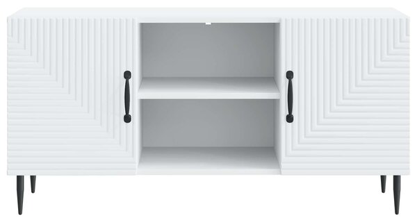 TV szekrény Fehér 102 x 34,5 x 50 cm Szerelt Fa