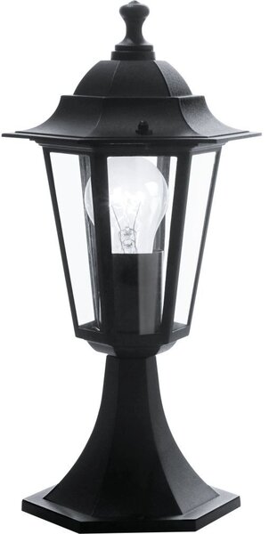 Eglo Laterna 4 kültéri állólámpa, 19,5x38,5 cm, fekete, 1xE27 foglalattal