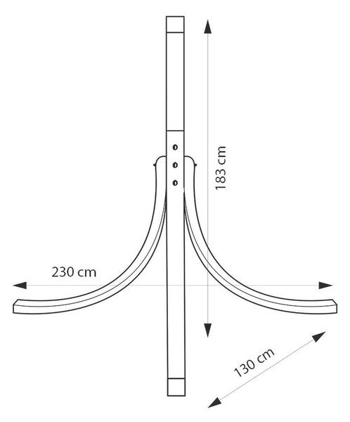 SwingPod Függőfotel Állvány - Fa - 183cm