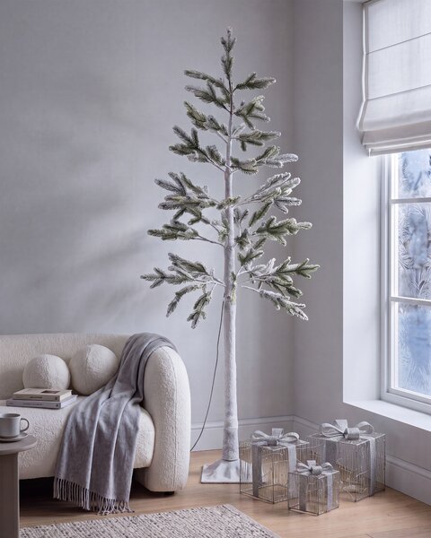 Kültéri dekoráció LED ALBIONI 180 cm Fa Fehér