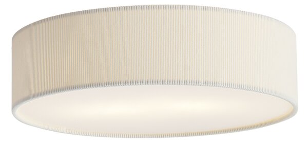 Modern mennyezeti lámpa fehér bársonyernyővel 38 cm 2-lámpás - Luz