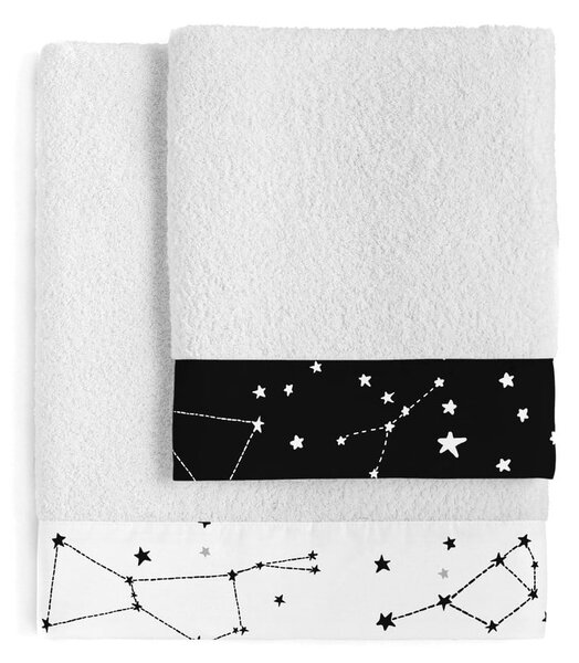 Constellation 2 db pamut törölköző - Blanc