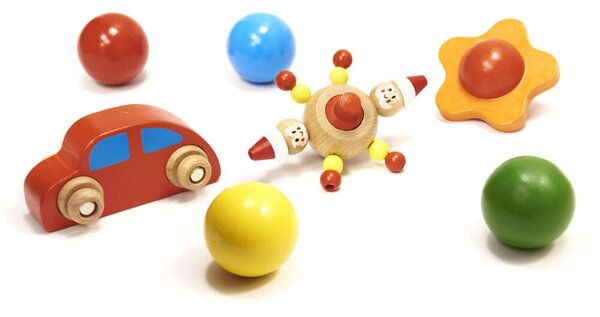 IKonka fából készült montessori Labdapálya XXL