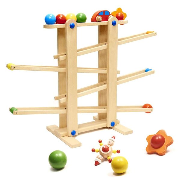 IKonka fából készült montessori Labdapálya XXL