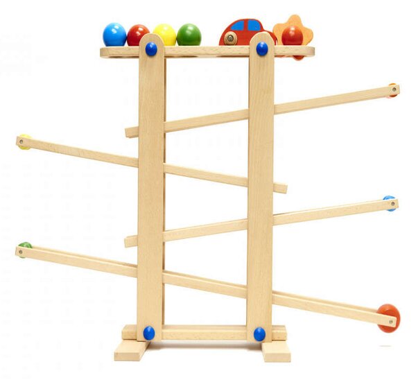 IKonka fából készült montessori Labdapálya XXL