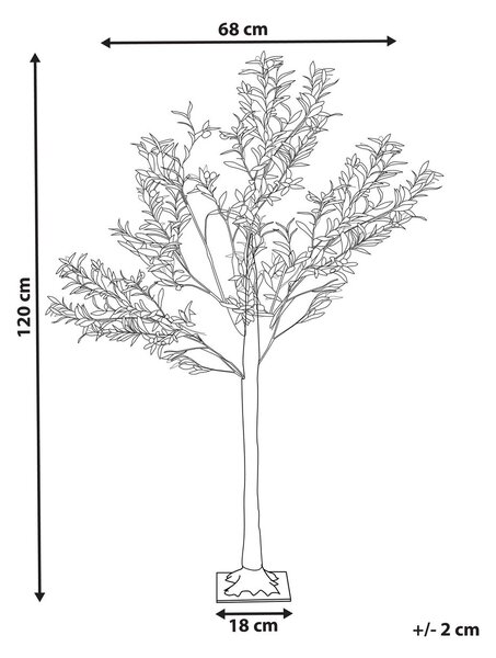 Kültéri dekoráció LED CELIONI 120 cm Fa Zöld