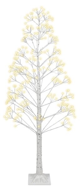 Kültéri dekoráció LED ALBIONI 180 cm Fa Fehér