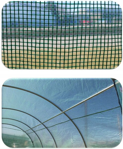 Kerti fóliasátor 6x3x2 m - Fehér