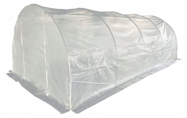Kerti fóliasátor 6x3x2 m - Fehér