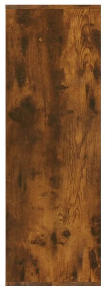 Füstös tölgy színű szerelt fa cipőtartó 54 x 34 x 100,5 cm