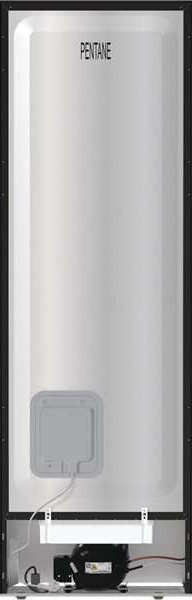Gorenje NRK619EABXL4 Alulfagyasztós hűtőszekrény, 300 l, 185 cm, No-Frost, E energiaosztály, Fekete (NRK619EABXL4)