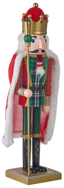 Dekor kiegészítő HALLSJON 50 cm Diótörő Piros/zöld
