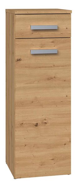 Aldabra Nel V DS fürdőszoba szekrény, 30x85x30 cm, tölgy