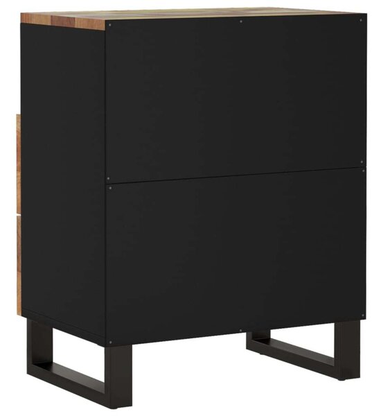 VidaXL tömör újrahasznosított és szerelt fa éjjeliszekrény 50x33x62 cm