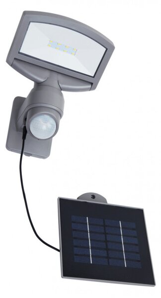 Lutec 6901601000 SUNSHINE, kültéri, napelemes mozgásérzékelős fényvető, 3W, IP44 védettséggel, nappali fény (semleges fehér) ( 4000K ), 360 lm 2 év garanciával, LED panel, 0 / átlátszó színben ( LUTEC 6901601000 )