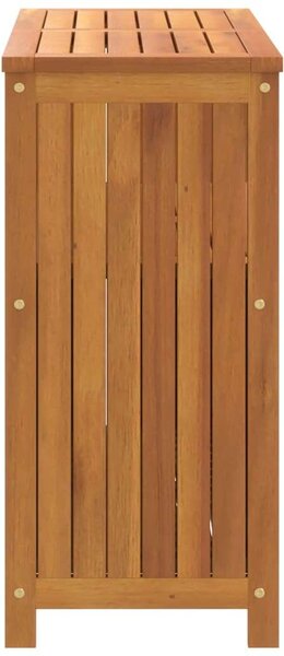 VidaXL tömör akácfa kerti tálalóasztal 80 x 35 x 75 cm