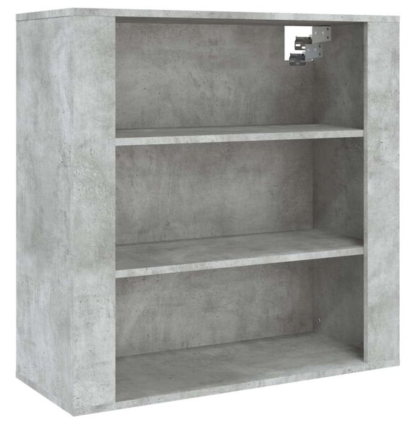 VidaXL Magas Szekrény - Betonszürke - 3 Fiók - 80x33x150cm