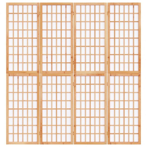 Japán Paraván - Fenyőfa - 4 Paneles - 160x170 cm
