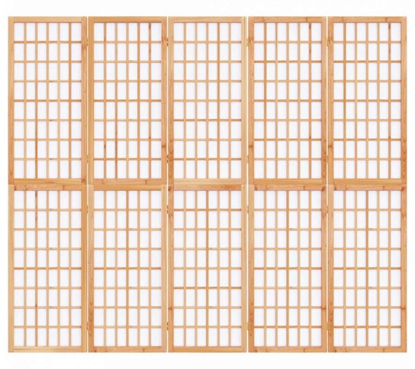 VidaXL Japán Paraván - 5 Paneles - 200x170 cm