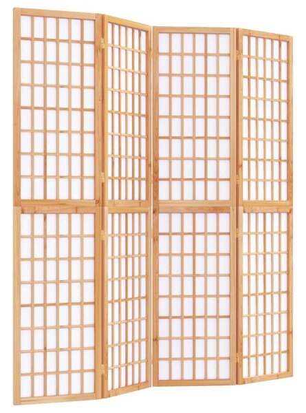 Japán Paraván - Fenyőfa - 4 Paneles - 160x170 cm