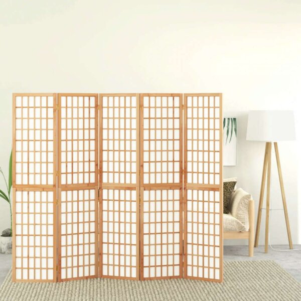 VidaXL Japán Paraván - 5 Paneles - 200x170 cm