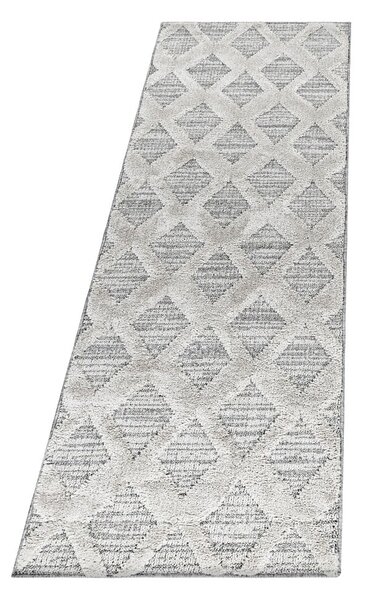 Világosszürke futószőnyeg 80x250 cm Pisa – Ayyildiz Carpets