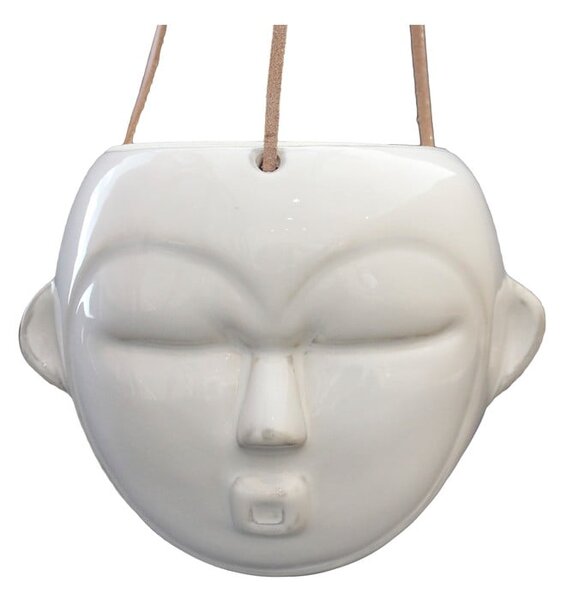 Mask fehér függő virágcserép, magasság 15,2 cm - PT LIVING