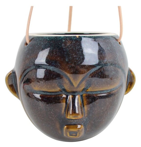 Mask sötétbarna függőkaspó, magasság 15,2 cm - PT LIVING