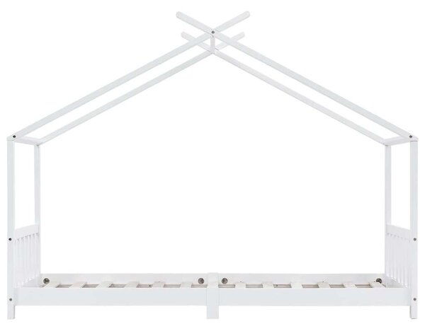 VidaXL fehér tömör fenyőfa gyerekágy-keret 90 x 200 cm