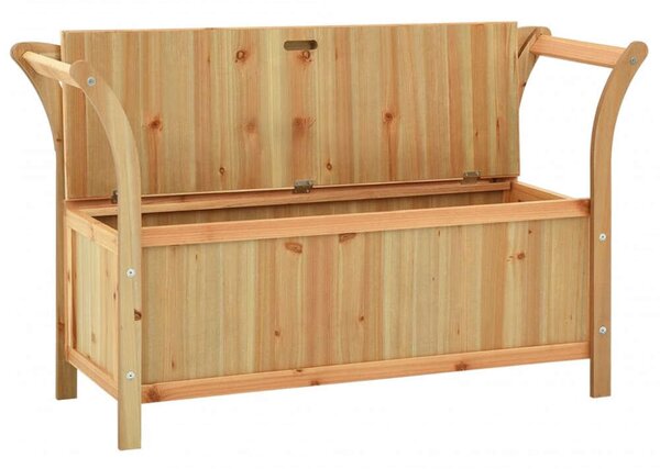VidaXL Fenyőfa Tárolós Pad - 107x45x75,5 cm
