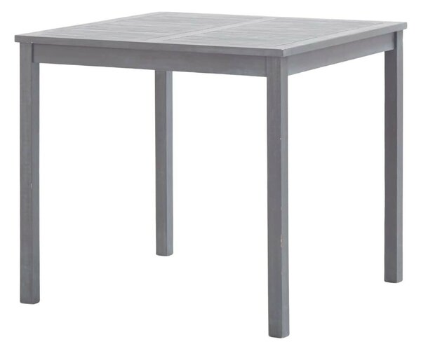 Akácfa Kerti Asztal - Szürke - 80x80 cm