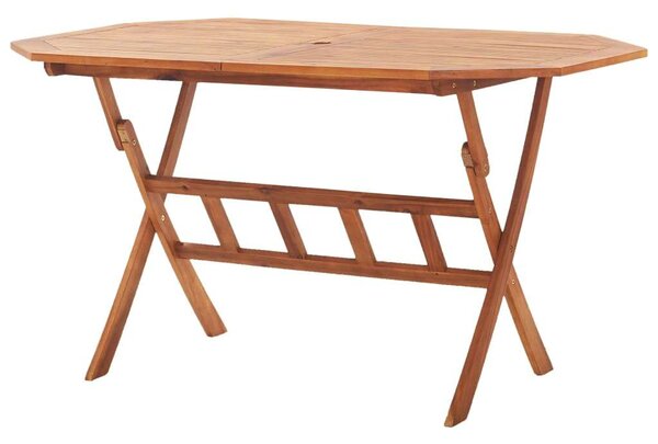 Akácfa Összecsukható Kerti Asztal - 135x85x75 cm